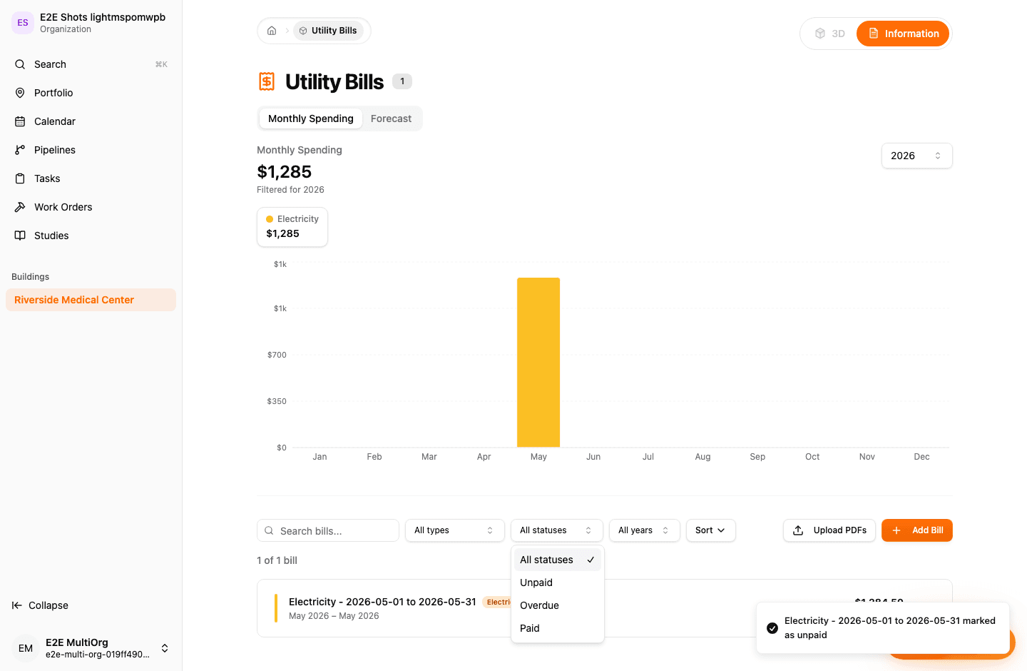Utility Bill Payments 1