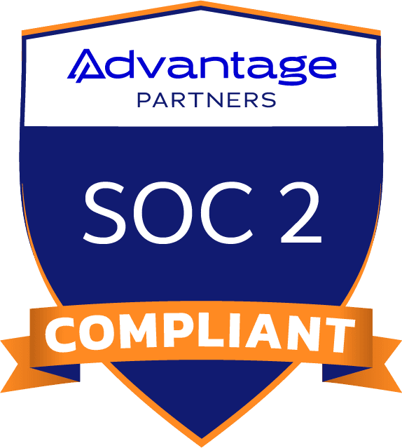 Advantage Partners SOC 2 Compliant badge
