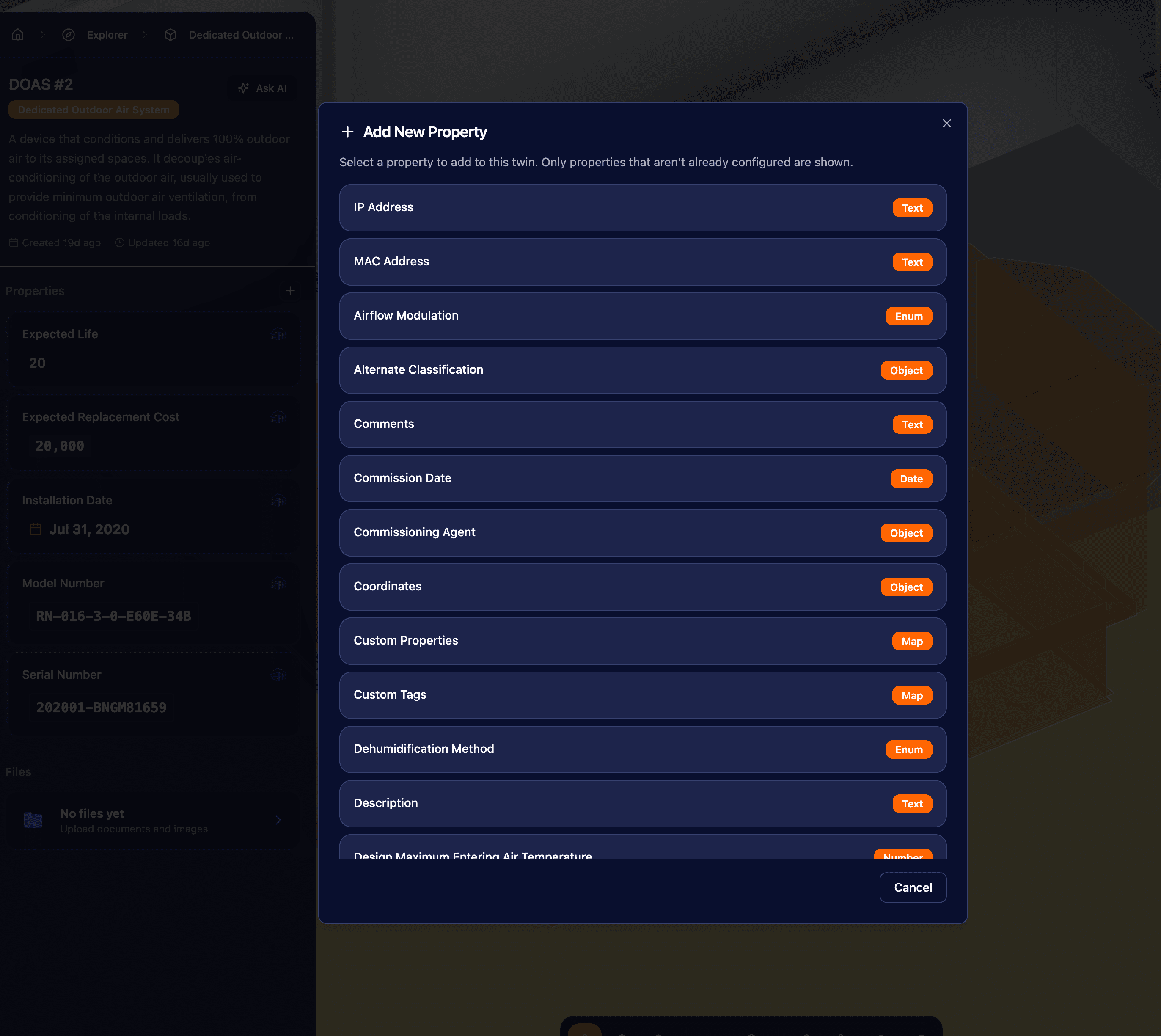 Manually Add Properties to Twins