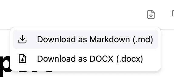 Export AI Engineer Files to DOCX