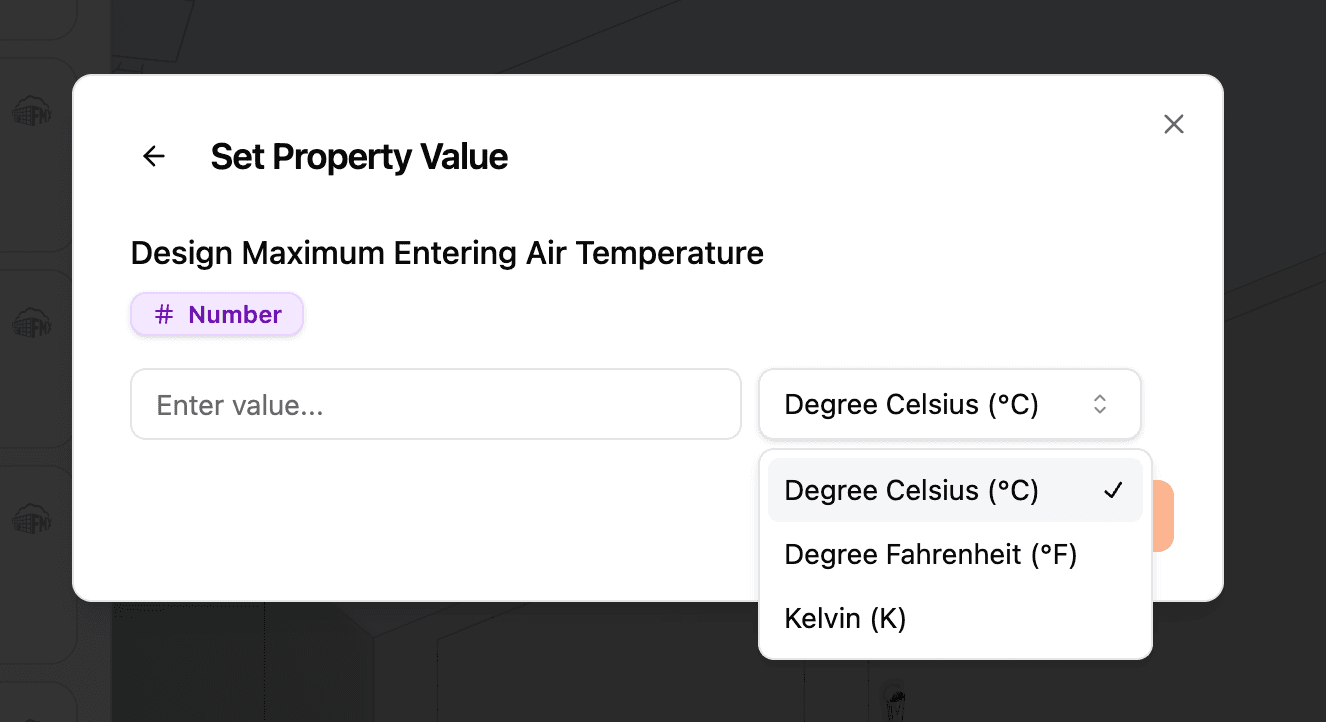 Unit Selection When Adding Properties